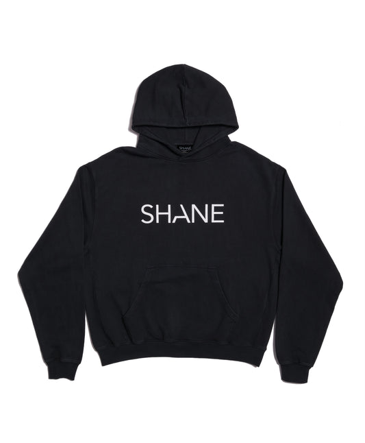 CAPS VINTAGE BLACK OVERSIZED HOODIE - Shane Carslake